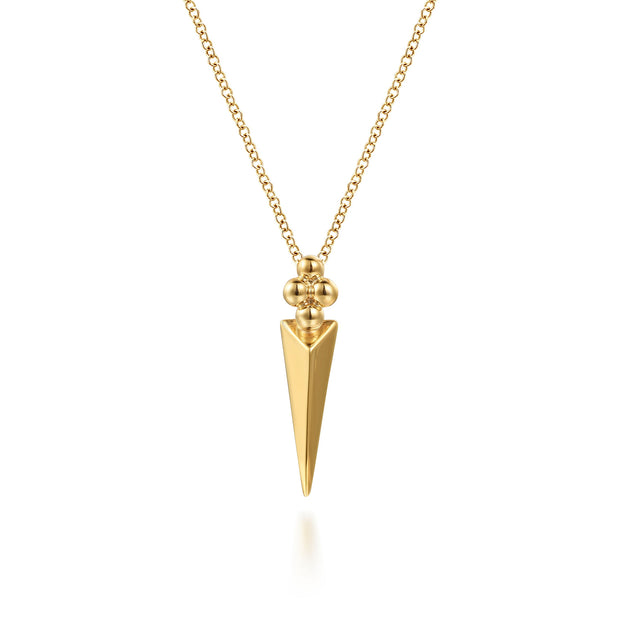 Gabriel & Co. Bujukan Pyramid Pendant Necklace