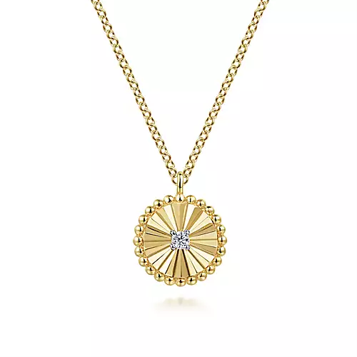 Gabriel & Co. White-Yellow Bujukan Pendant Necklace