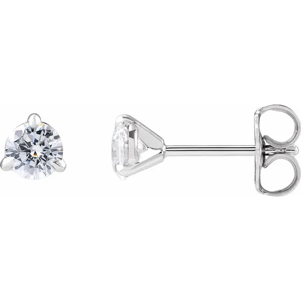 Lab-Grown Diamond Stud Earrings- 1/2 ctw