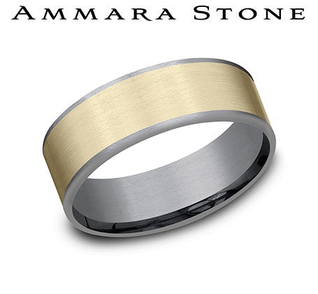 Ammara Stone Tantalum Band