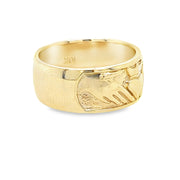 10K Yellow Gold Claddagh Ring