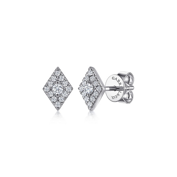 Gabriel & Co. White Diamond Earrings