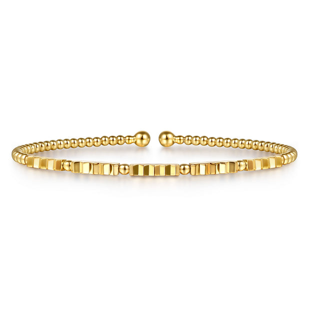 Gabriel & co. yellow Bujukan Diamond Cut Texture Bangle