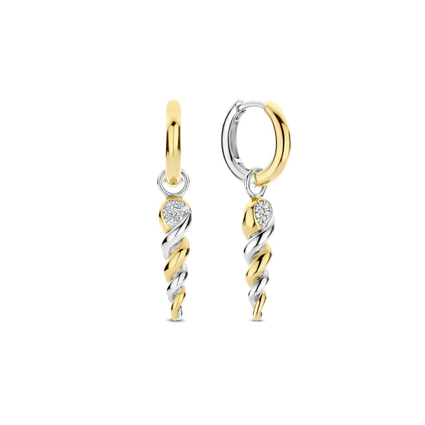 TiSento Twisted Dangle Earrings