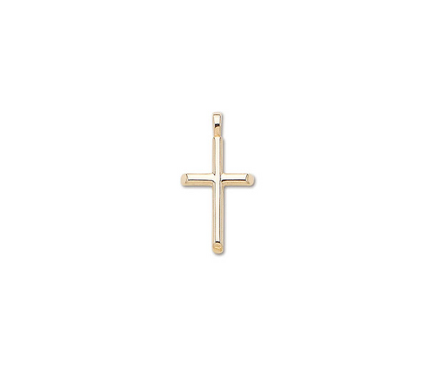 Yellow Gold Solid Cross