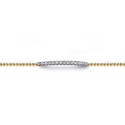 Gabriel &Co White Sapphire Bar Bracelet