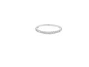 14K White Gold Lab Grown Diamond Wedding Band