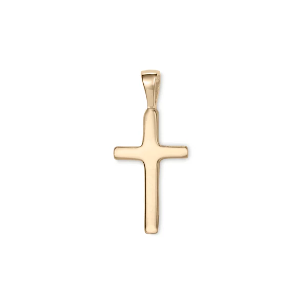 Yellow Gold Solid Small Cross