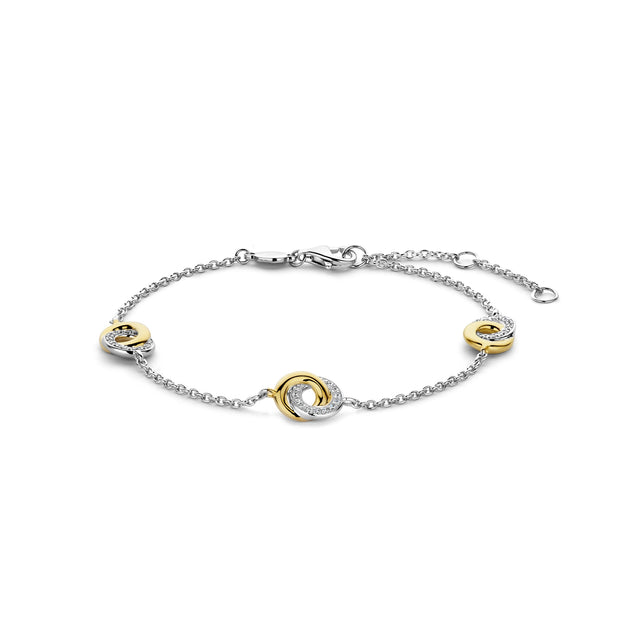 Ti Sento Silver Triple Infinity Bracelet