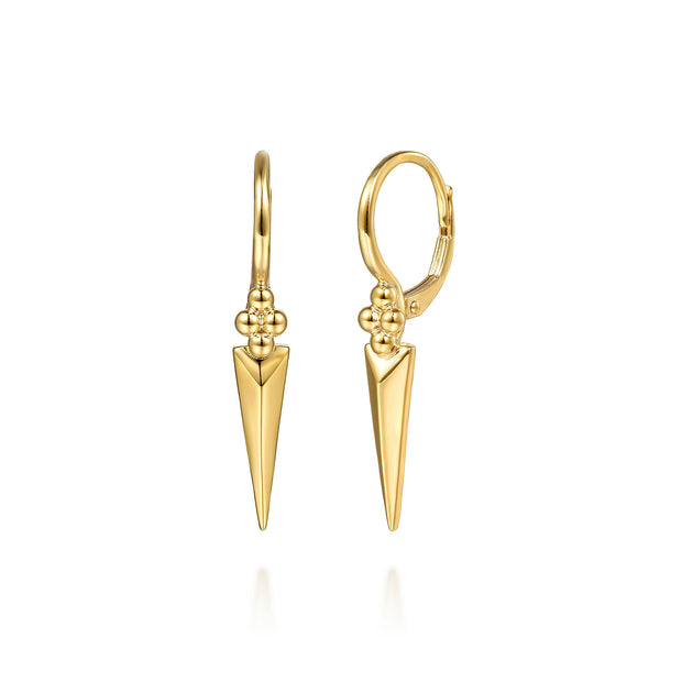 Gabriel & Co. Bujukan Pyramid Drop Earrings