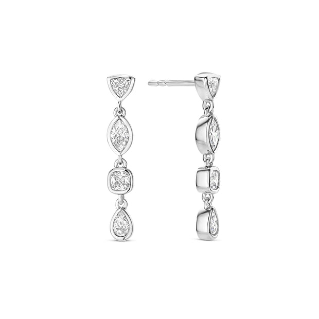 Ti Sento Silver Dangle Earrings
