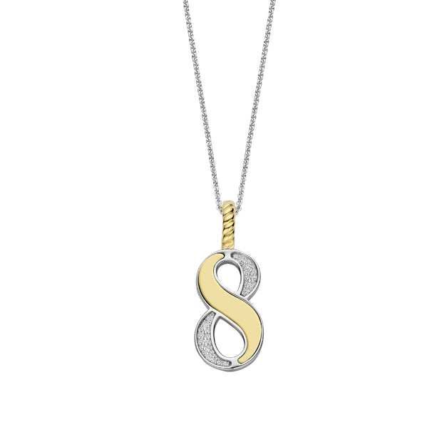 Ti Sento Yellow Number 8 Necklace