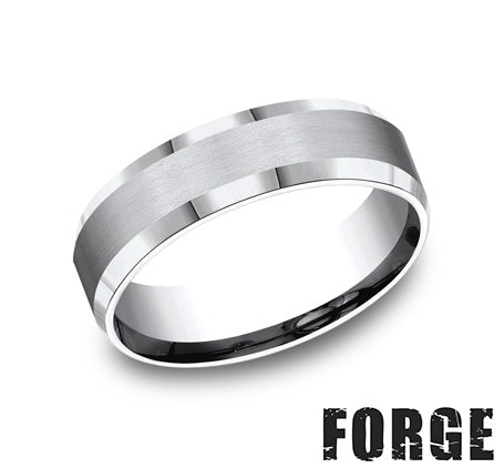 Sterling Silver & Alt. Metal Wedding Band