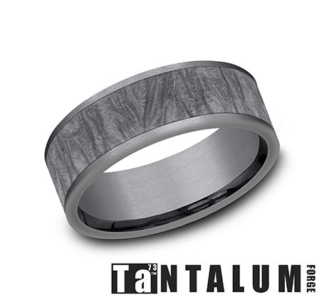 Sterling Silver & Alt. Metal Wedding Band