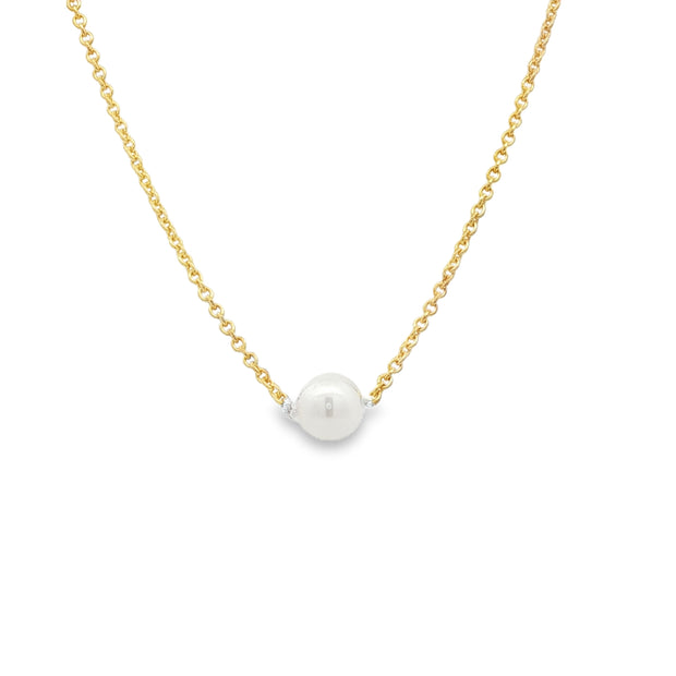 Precious Pearl Starter Necklace - Yellow w/ 1 Pearl