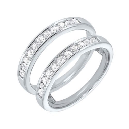 14K White Gold Diamond Enhancer Band - .35ctw