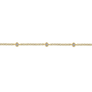 Gabriel & Co. Yellow Diamond Station Bracelet